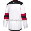 New Jersey Devils Blank Adidas Weiß Trikot Authentic - Herren